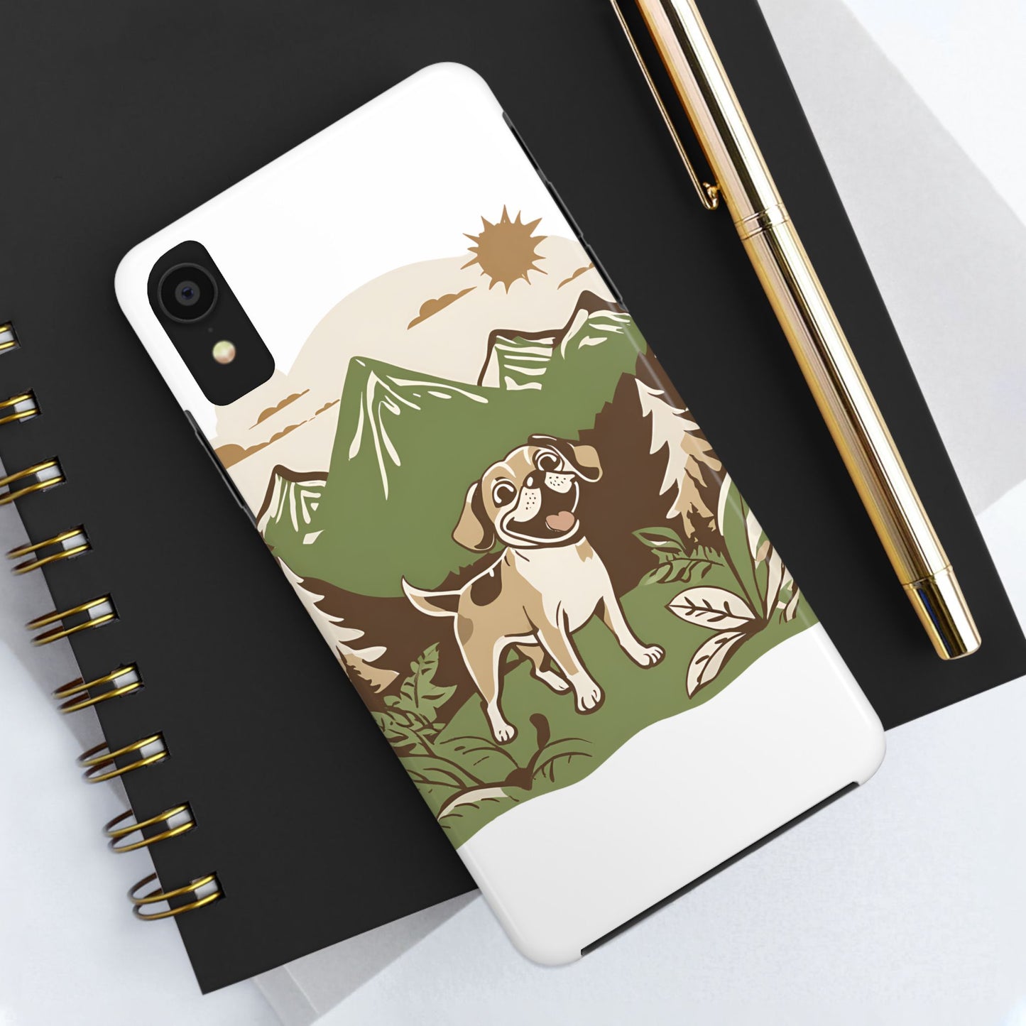 Tough puggle love Phone Cases