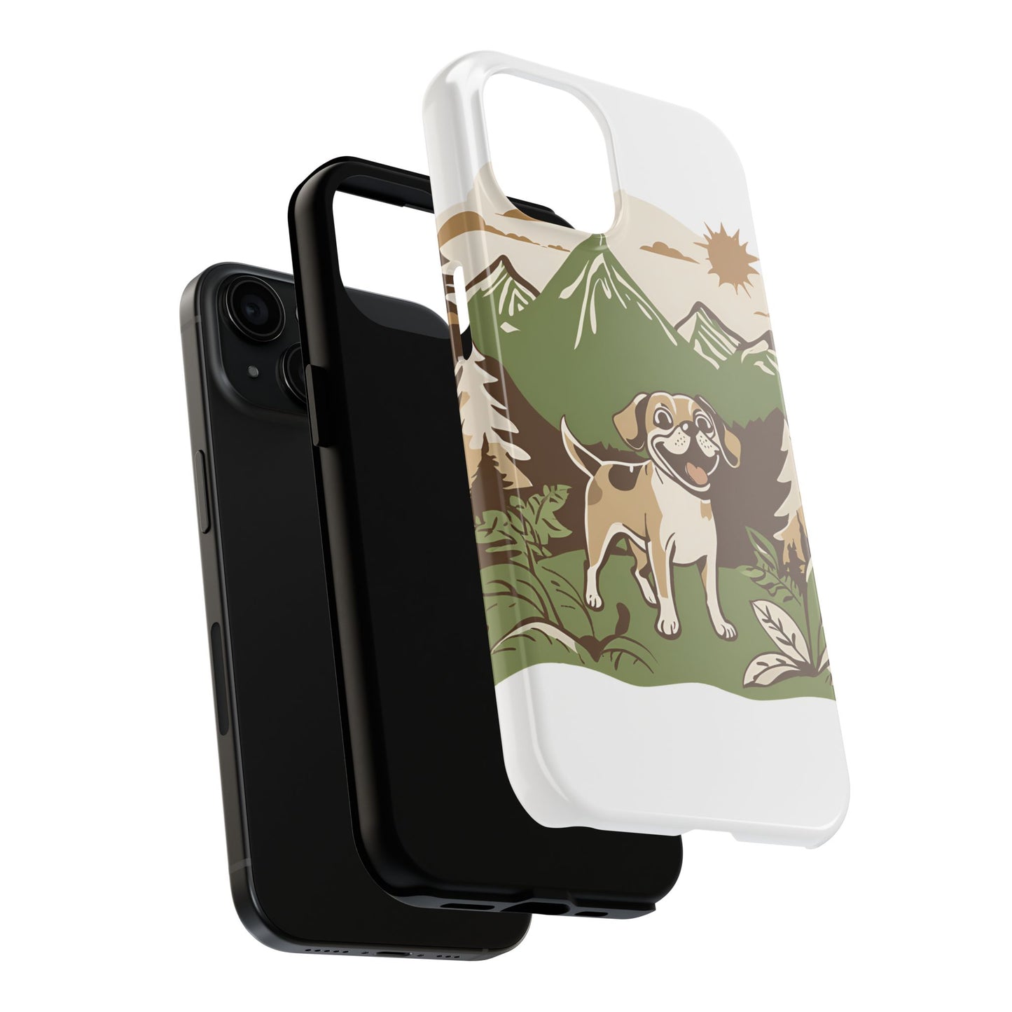 Tough puggle love Phone Cases