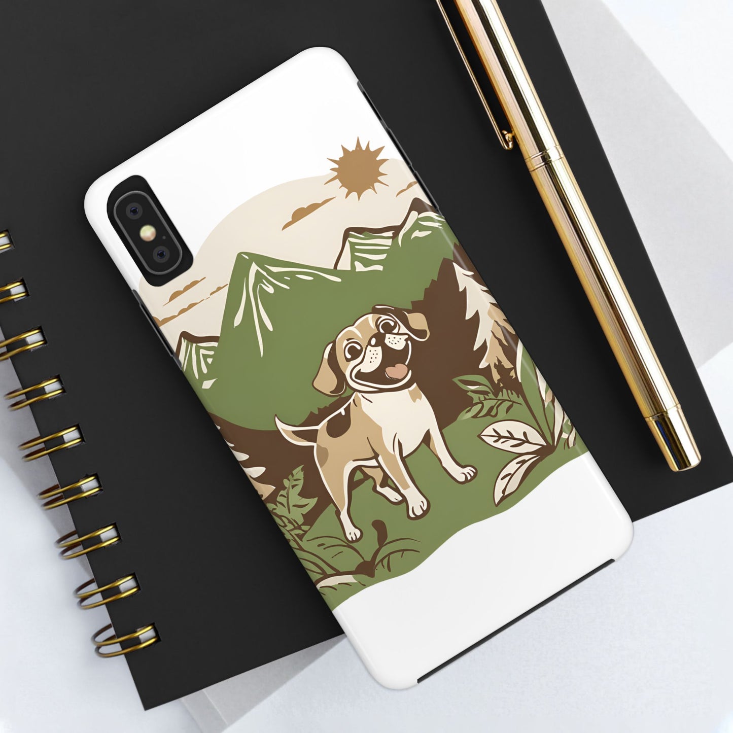 Tough puggle love Phone Cases