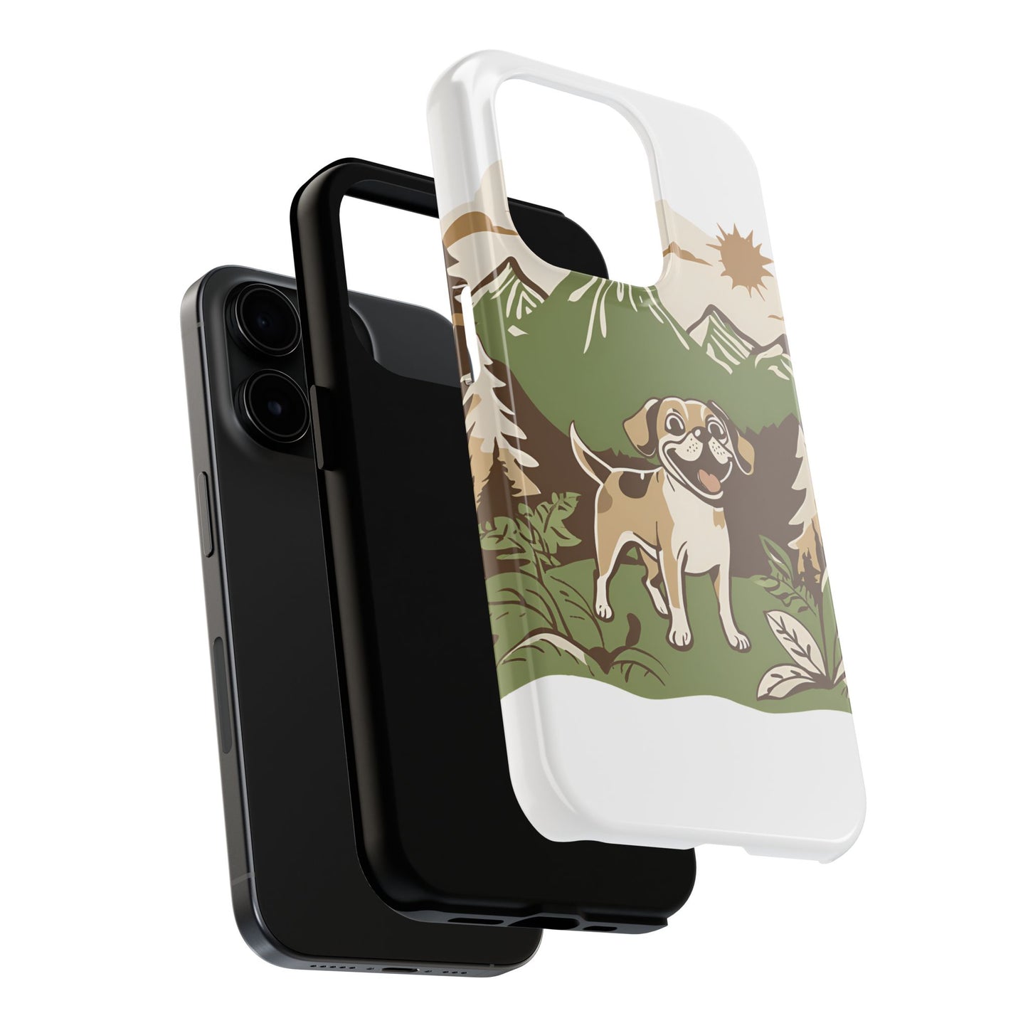 Tough puggle love Phone Cases