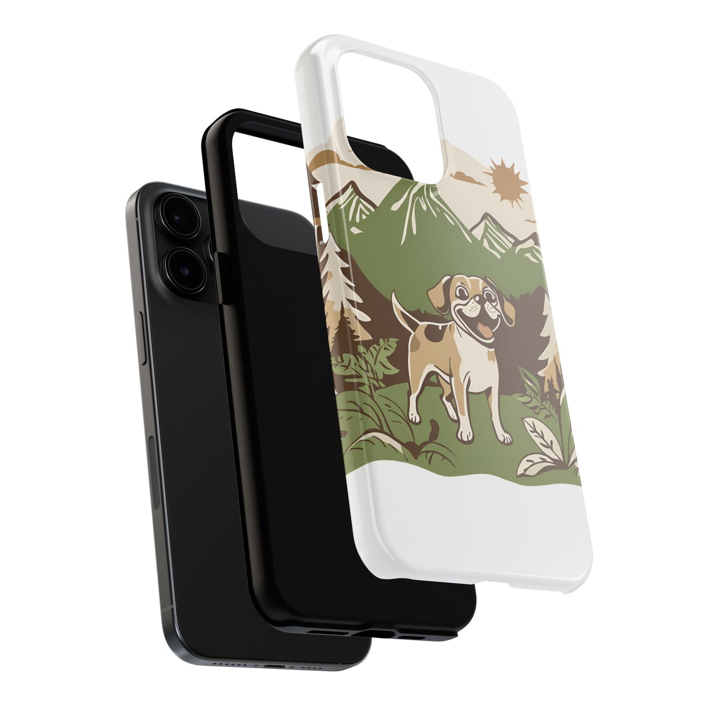 Tough puggle love Phone Cases