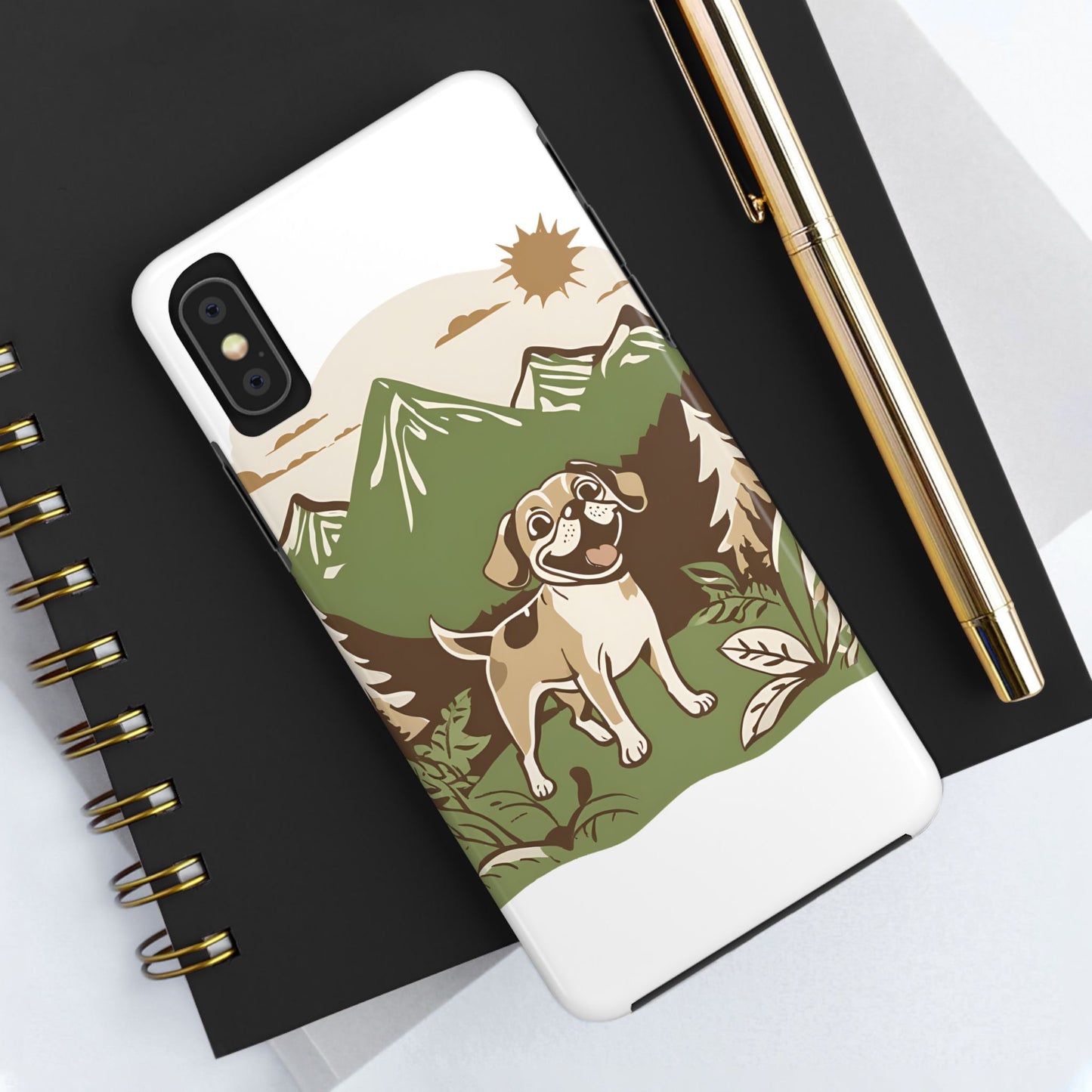 Tough puggle love Phone Cases