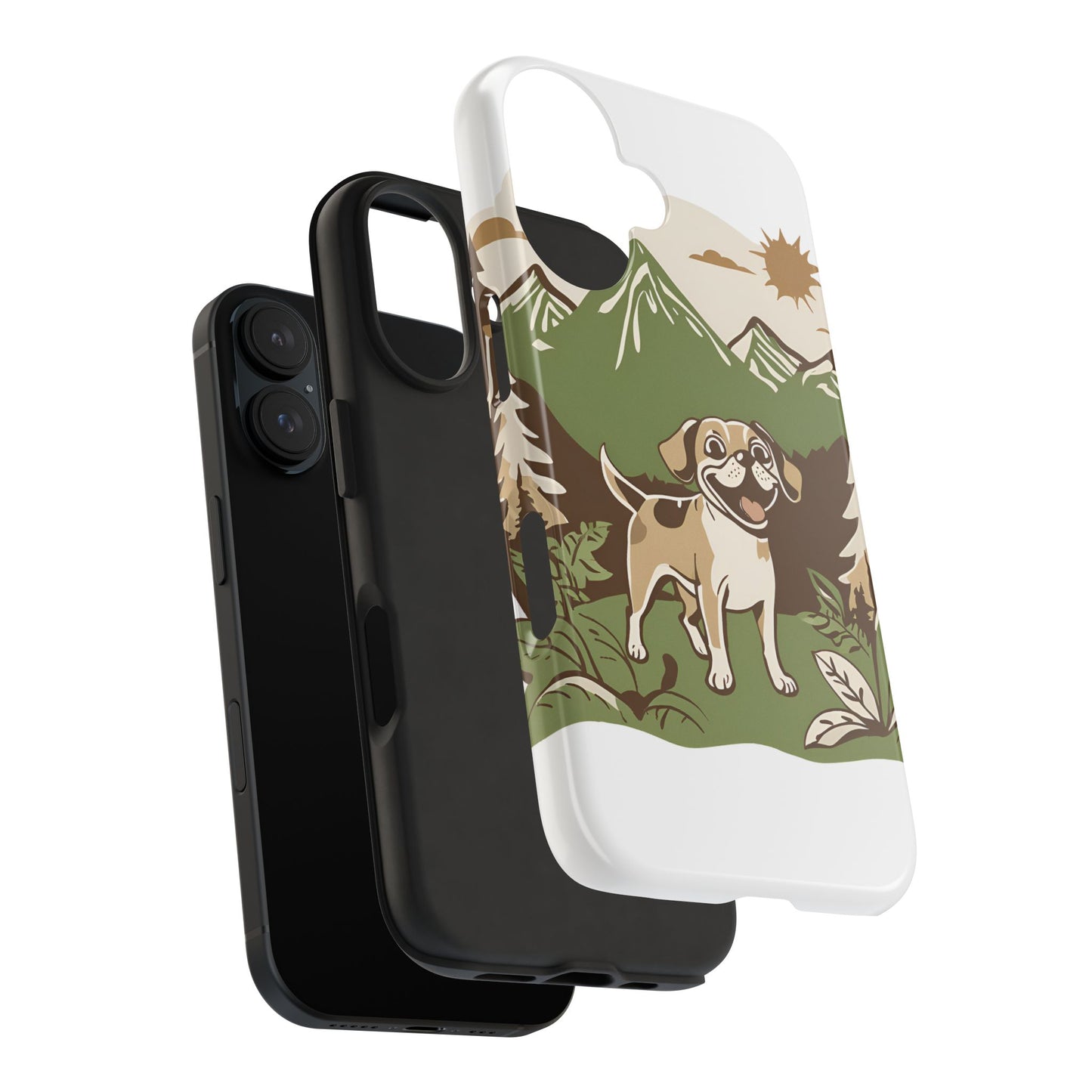 Tough puggle love Phone Cases