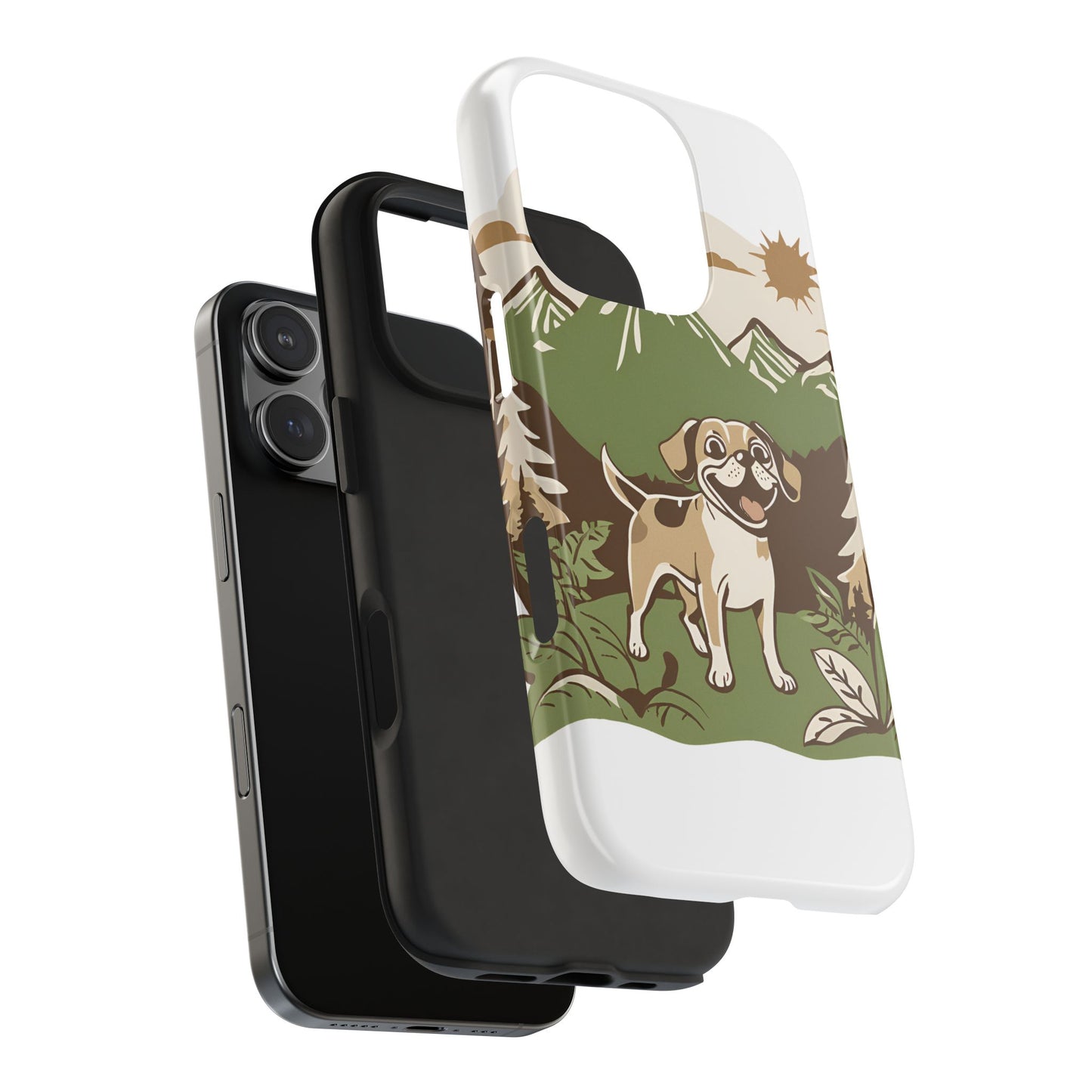 Tough puggle love Phone Cases