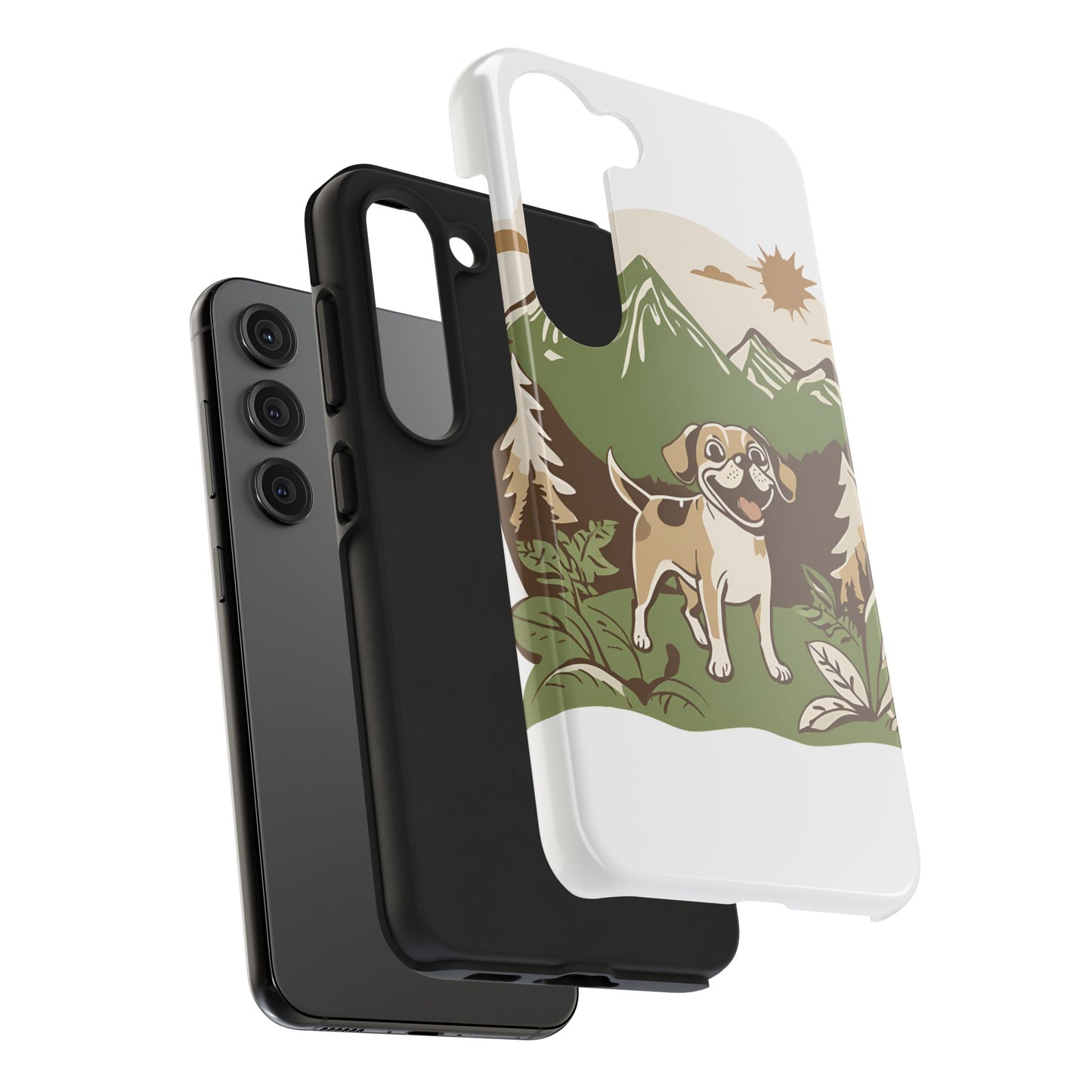 Tough puggle love Phone Cases